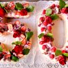 Erdbeersahnetorte, Himbeersahnetorte, Geburtstagstorte