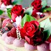 Erdbeersahnetorte, Himbeersahnetorte, Geburtstagstorte